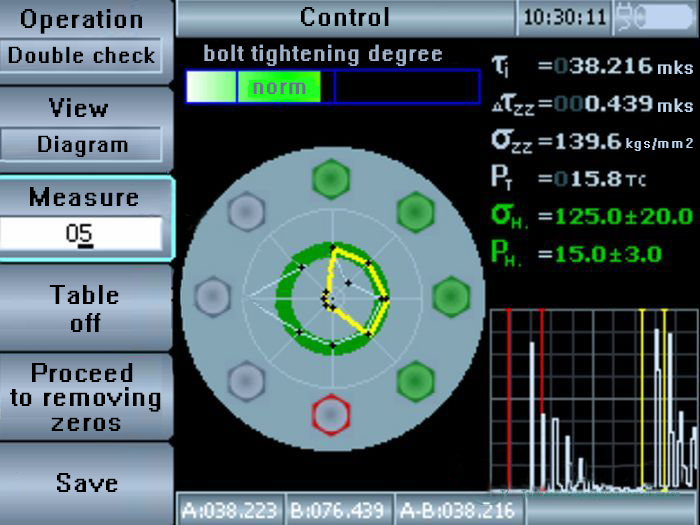TOMOGRAPHIC 3.2 — Acoustic tensometer